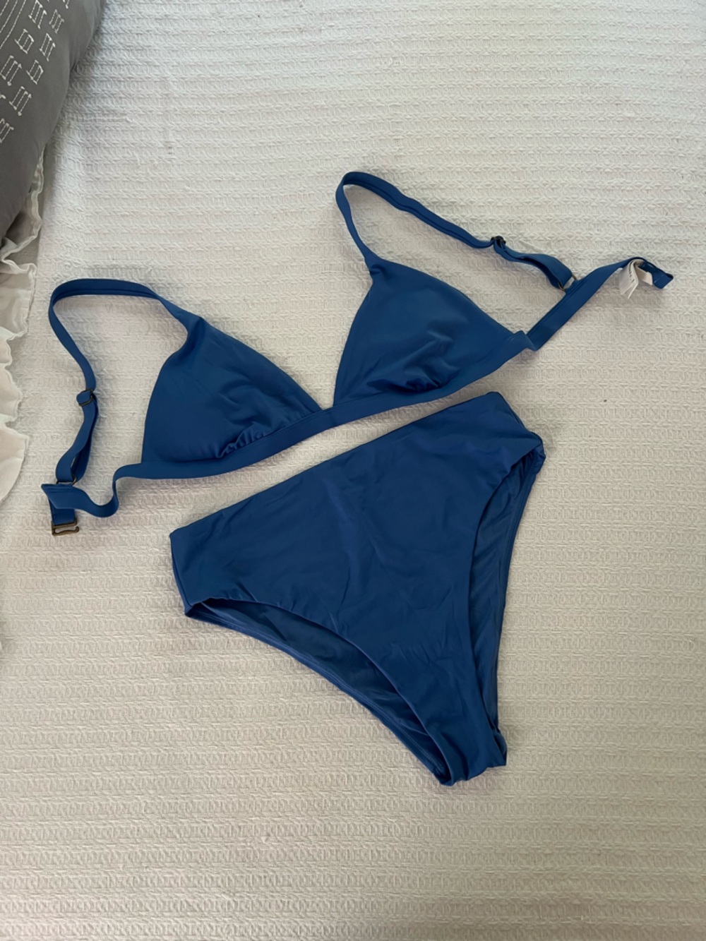 Blue Women's Two-Piece Bikini Swim Set